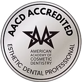 AACD Accredited Esthetic Dental Professional seal